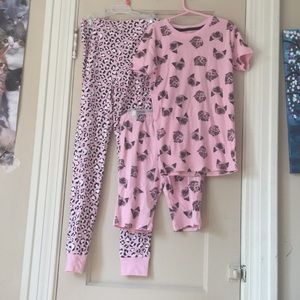 3 piece cat pyjamas